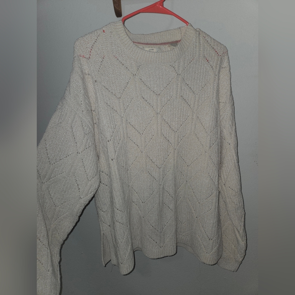 Cozy Cream Knit Sweater​